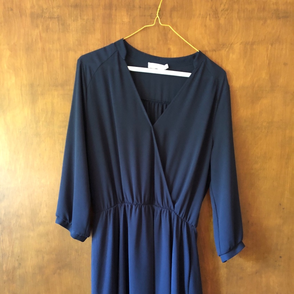 Navy mini dress